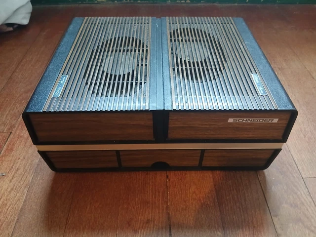 Électrophone Tourne-disque Vintage Schneider - Modèle SE 260 - Pour Pièces / Ne Fonctionne Pas