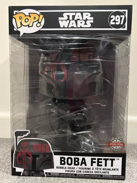 Funko Pop! Jumbo Star Wars: Boba Fett (Special Edition) 10" #297