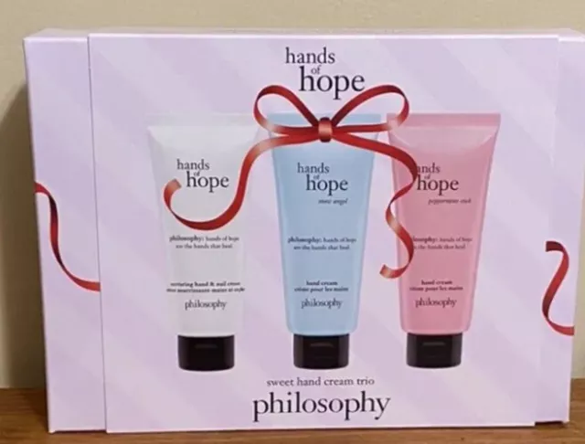 Philosophy Hands Of Hope Set of 3 Hand Creams NEW IN BOX!! Free shipping!!