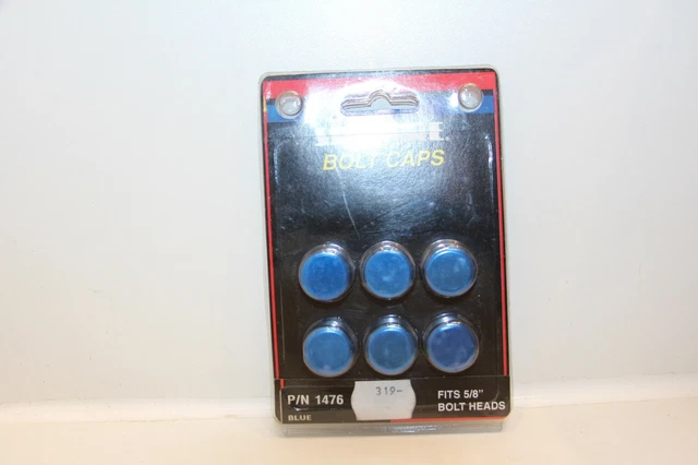 Cache vis bleu pour tête de boulon 5/8’’