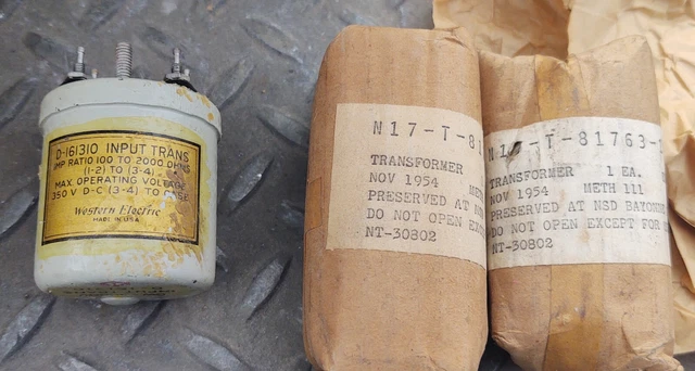 Western Electric インプットトランス 270H Western Electric インプットトランス 270H オーディオ機器