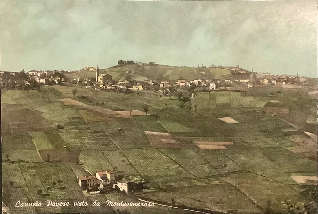 Canneto Pavese (Pavia) cartolina viaggiata 1960