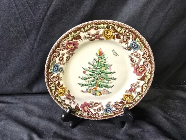 SPODE CHRISTMAS TREE Grove Salad Plate $41.21 - PicClick CA