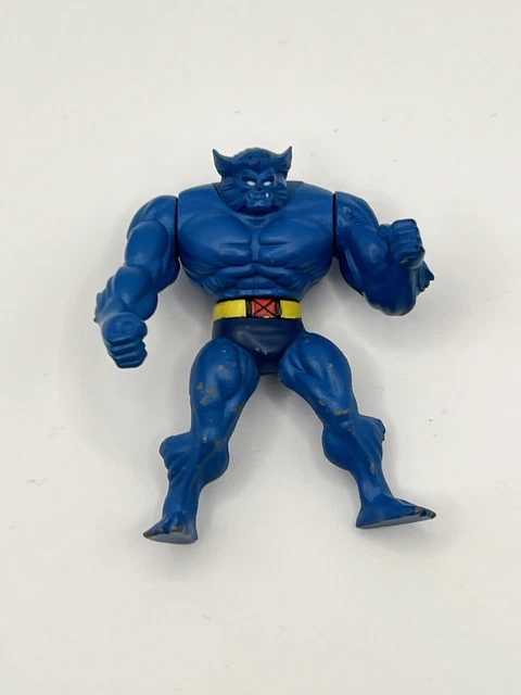 Marvel HEAVY METAL HEROES Figure Beast Blue Figure Marvel DieCast Toy Biz