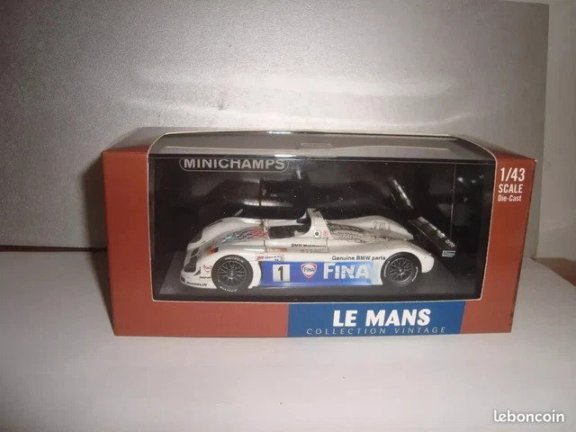 1:43 Minichamps BMW V12 LMR 24h Le Mans 1999 Kristensen #17 DEALER VERSION