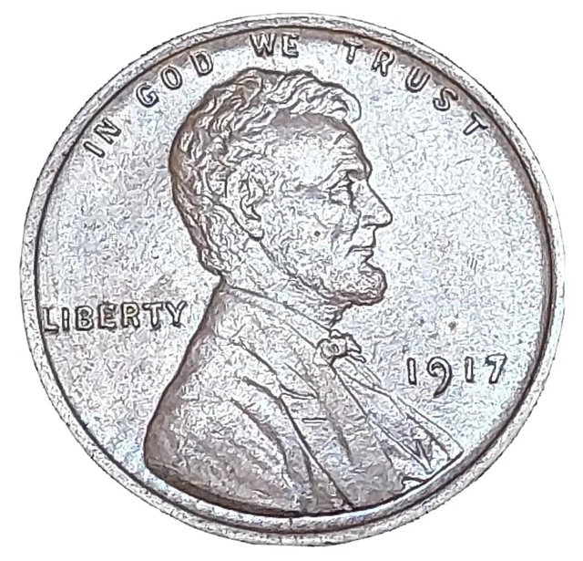 1917-P Philidephia Lincoln Wheat One Cent Penny~ CHOICE BROWN UNCIRCULATED