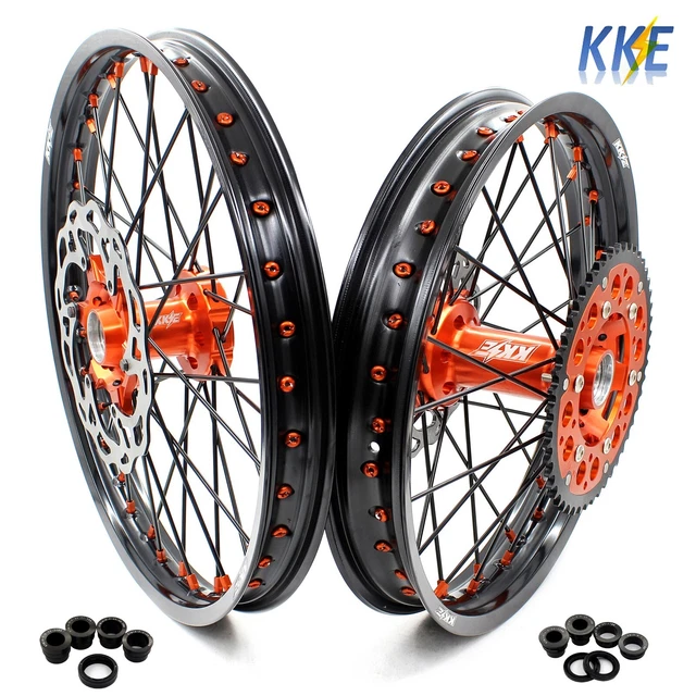 KKE 2119& CNC Wheels Fit KTM EXC EXCF SXF SX XC XCF XCW SXC 125530CC