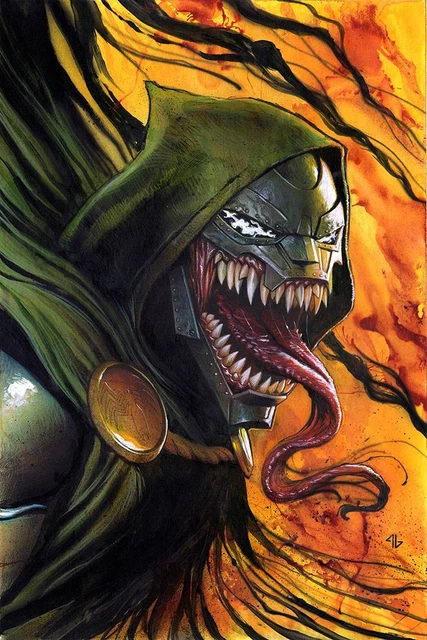 Invincible Iron Man 11 Adi Granov Venomized Dr Doom Nycc 2017 Virgin Variant