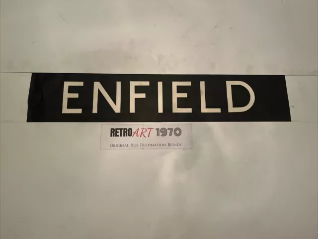 Enfield - London A2410 Linen Bus Blind 31” Gift - TFL