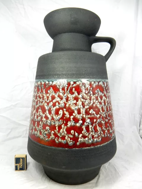 Well shaped / formschöne 60´s WGP design Schlossberg Keramik pottery Vase 311 50
