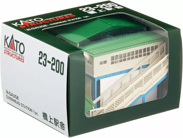 Kato N Scale Unitrack Overhead Station Set 23-200 3