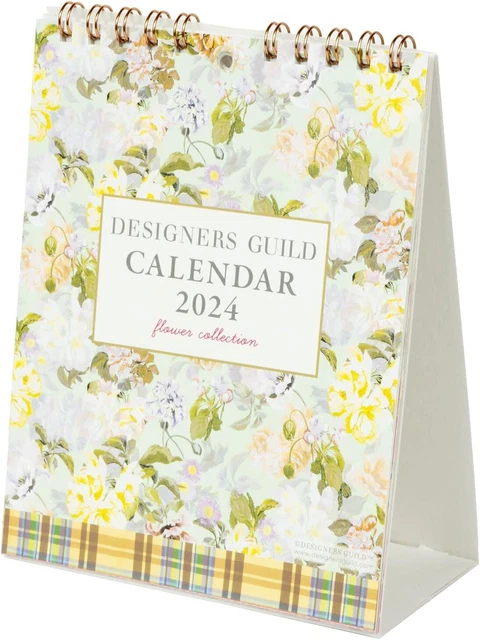 Greeting Life 2024 Calendar Designers Gui Body size W124xH160xD70mm Desktop 70g