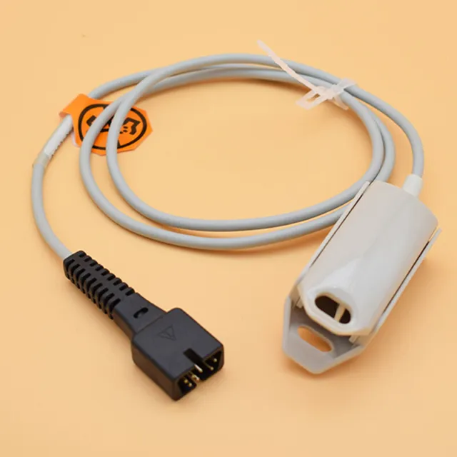 1m 7pin Adult Finger Clip SpO2 Sensor Cable for Avant9600,Nonin 8500,PamSAT2500