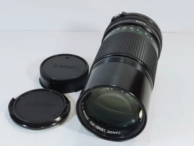 [Optique Mint ] Canon Neuf Fd Dnf 200mm F/4 Téléphoto Mf Objectif De Japon