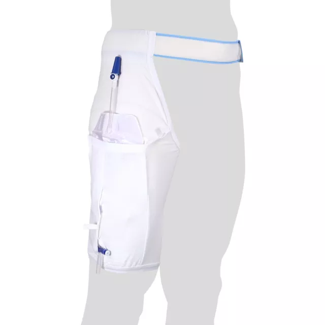 Einbeinhose für Beinbeutel - Katheter-Beutel - 3 Größen M/L/XL - Waschbar - GHC