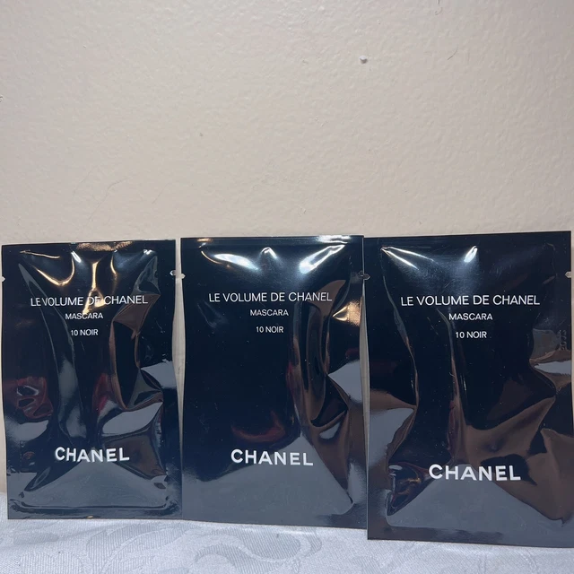 Lot of 3 Chanel Le Volume de Chanel Mascara 10 NOIR BLACK New 1g / 0.03oz each Lot of 3 Chanel Le Volume de Chanel Mascara 10 NOIR BLACK New 1g / 0.03oz each