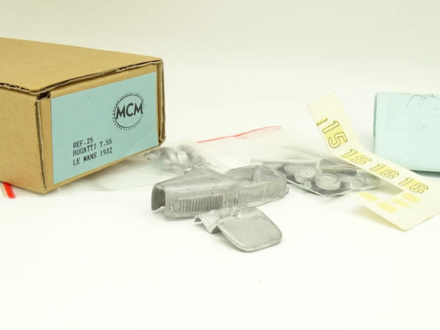 AT045 MCM 1/43 Bugatti Type 40 Le Mans 1930 #25 Roues à