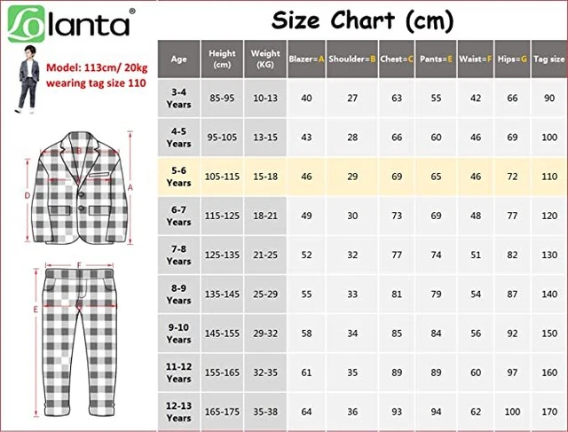 LOLANTA 2 Piece Boys Suits Set, Kids Suit Jacket & Trousers age 4-5 TR05 5