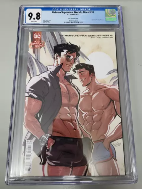 Batman Superman World's Finest #16 CGC 9.8 Babs Tarr Swimsuit Variant DC Comics
