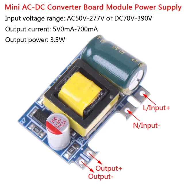 Mini AC-DC 110V 120V 220V 230V a 5V 700mA modulo scheda convertitore potenz