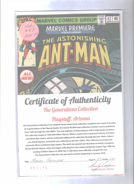 Marvel Premiere #47 (Ant-Man) Marvel Comics NM- {Generations}