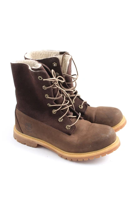 TIMBERLAND Bottines à lacets Dames T 39,5 brun style décontracté