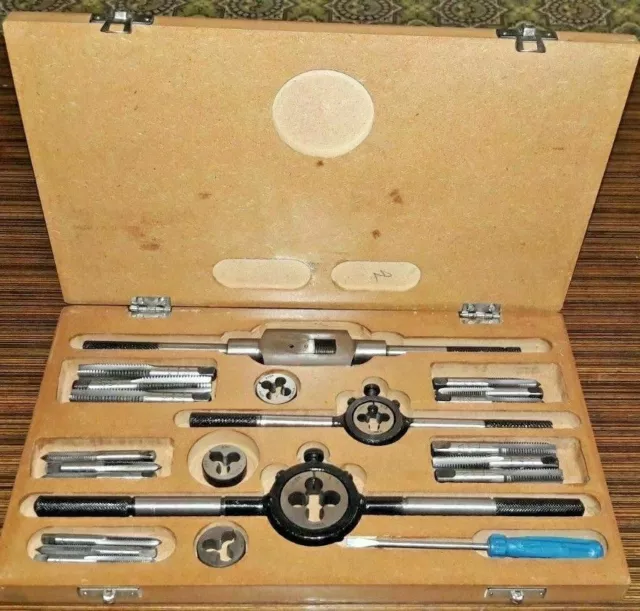 BRAND NEW HEAVY DUTY TAP AND DIE SET 1/8" TO 1" BSP- COMPLETE Box