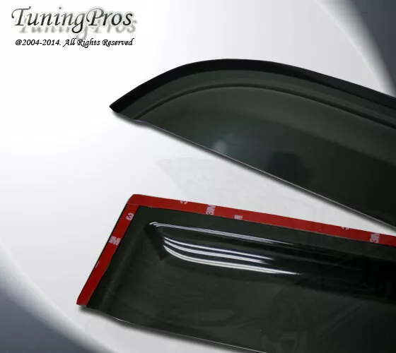 For 02-06 Acura RSX 2.0mm Outside Mount Rain Guard Wind Deflector Visor 2pcs