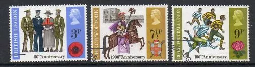 GB 1971 Anniversaries Fine used set stamps