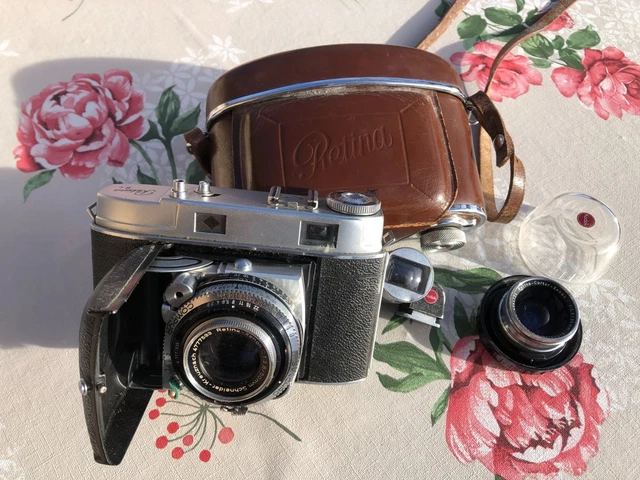 2x Camera Kodak Retina IIIC w/ Retina-Xenon 50mm f/2 C Lens Sold AS IS
