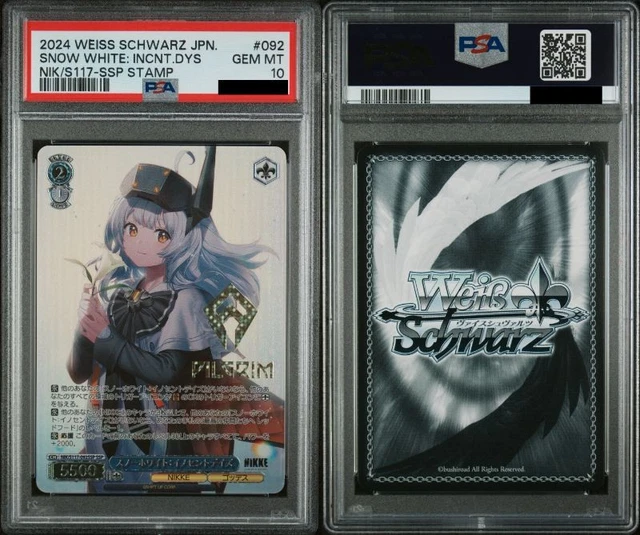 WEISS NIKKE SNOW White Innocent Days SSP PSA10 Japón Card Duty
