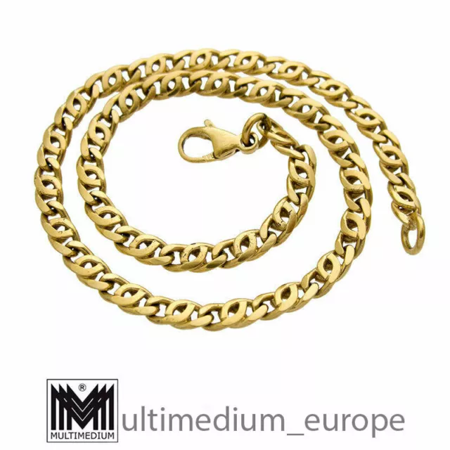 Vtg Armband Armkette Pierre Lang vergoldet bracelet gold plated