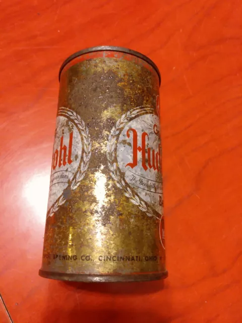 12oz golden hudepohl beer 14k flat top beer can dumper 3