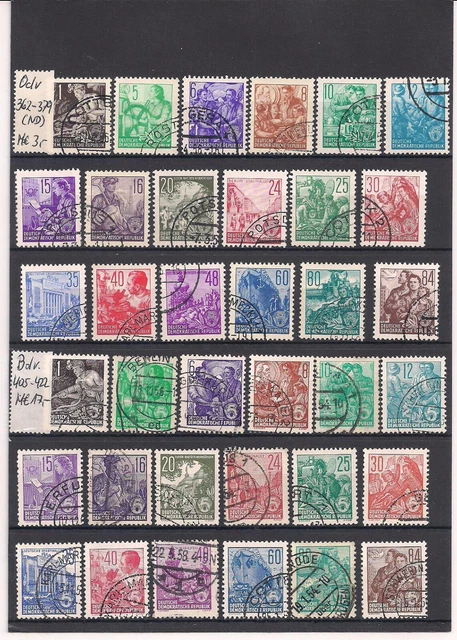 DDR, sammlung 5 Jahresplan gest.