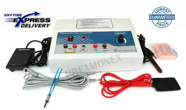 New Mini Cautery Healocator Electro surgical Skin Diathermy Cautery Portable