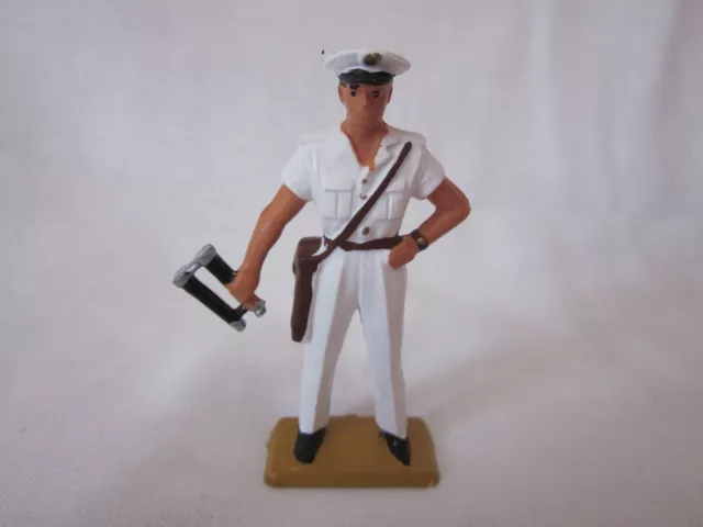 Starlux 1/32 - Marine Nationale : Officier De Marine Français Avec Jumelles
