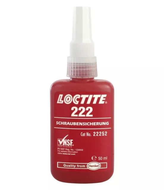 Frein filet Loctite 222 de 50ml