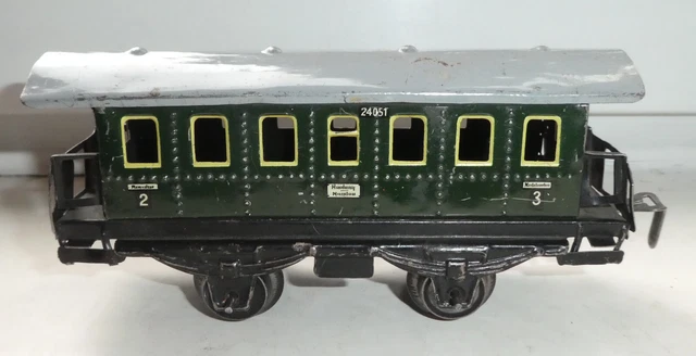 Eisenbahnwagen, Personenwagen, Blech, Spur 0