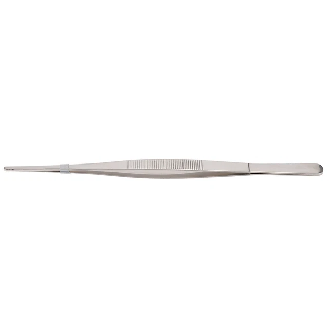 (Argento)Pinzetta Da Cucina In Acciaio Inox Con Punta Seghettata Strumento Da IT
