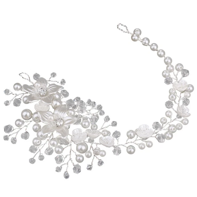 Perle De Cristal De Perles De Bandeau De Cheveux De La Coiffe De La Coiffure De