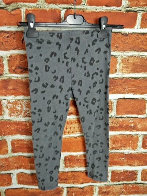 Giacca Con Cappuccio Bambina Età 6-7 Anni Next Gap Leggings Grigio Blu Semplice 122Cm 4