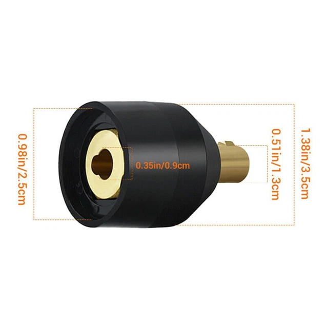 High Quality Plug Adapter Welding Torch Power Connector TIG Torch Adapter