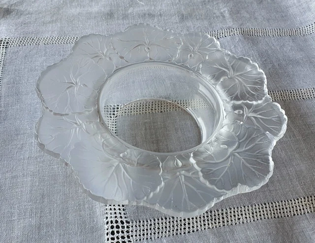 piccola ciotola o posacenere firmata Lalique anni 70 Honfleur