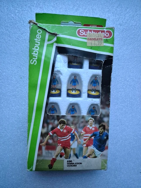 Équipe De Football Manchester United Subbuteo Lw Léger Complet Réf 729