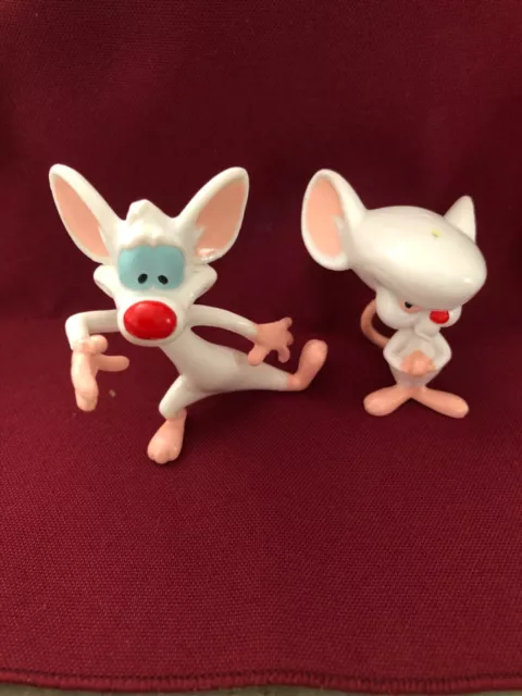 Warner Brothers 1995 Pinky And The Brain Pvc Figures