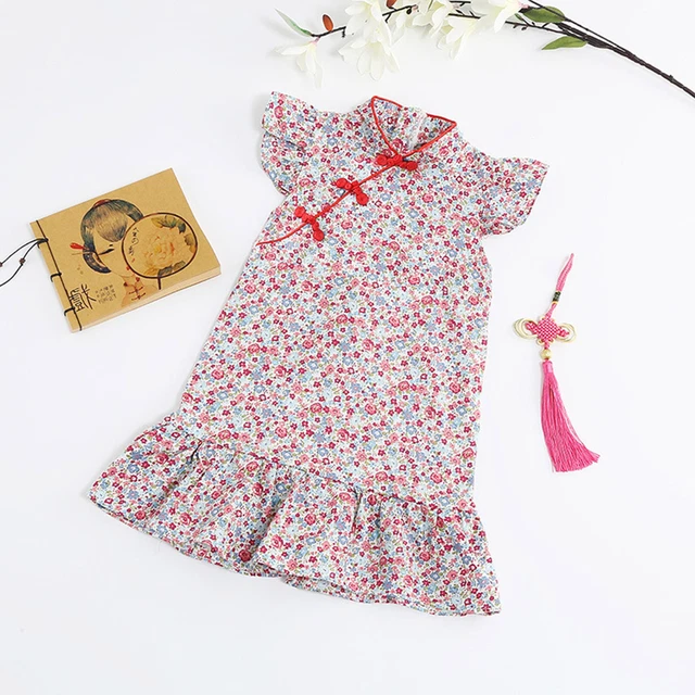 Kids Toddler Infant Baby Girls Floral Print Patchwork Size 6t Girls Clothes