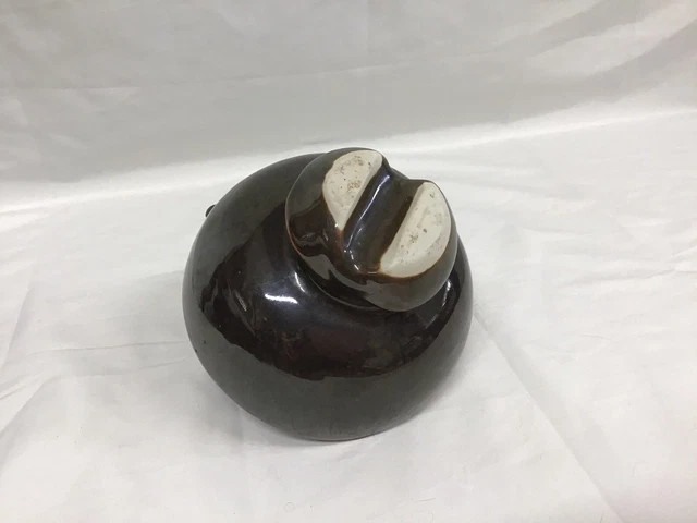 Brown Porcelain High Voltage Power Line Insulator Large 6