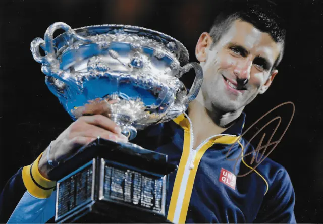 Novak Djokovic Tennis Player Signed Photograph 2 *With Proof & COA*