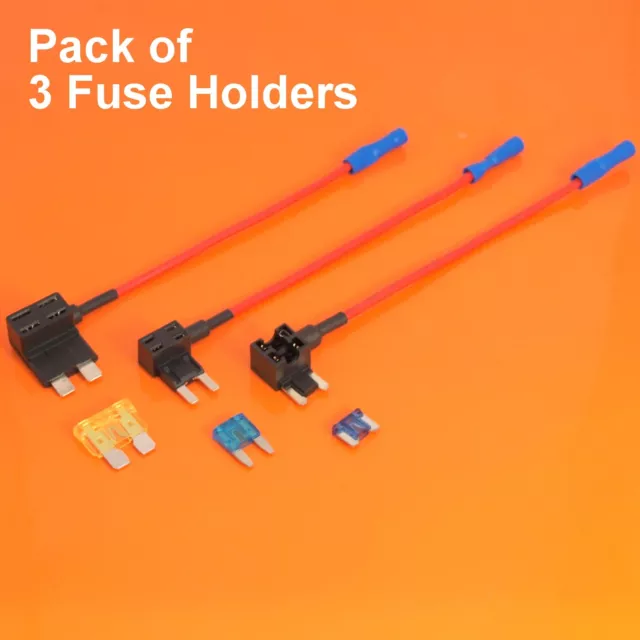 Quality 12V Add A Circuit Piggy Back Fuse Holders For Micro Mini Standard Fuses