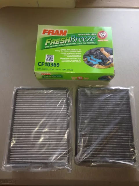 Fram Fresh Breeze CF10369 Cabin Air Filter SET fits MANY BMW Vehicles